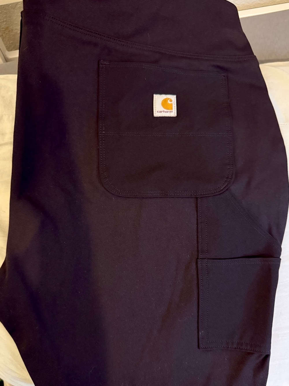 Carhartt Men’s Black Cargo Work Pants with Utility Pockets